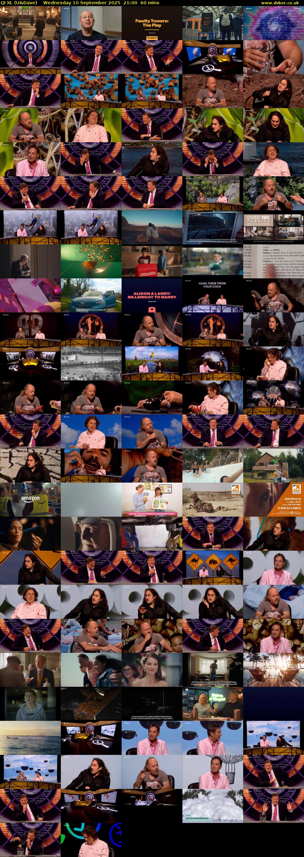 QI XL (U&Dave) Wednesday 10 September 2025 21:00 - 22:00