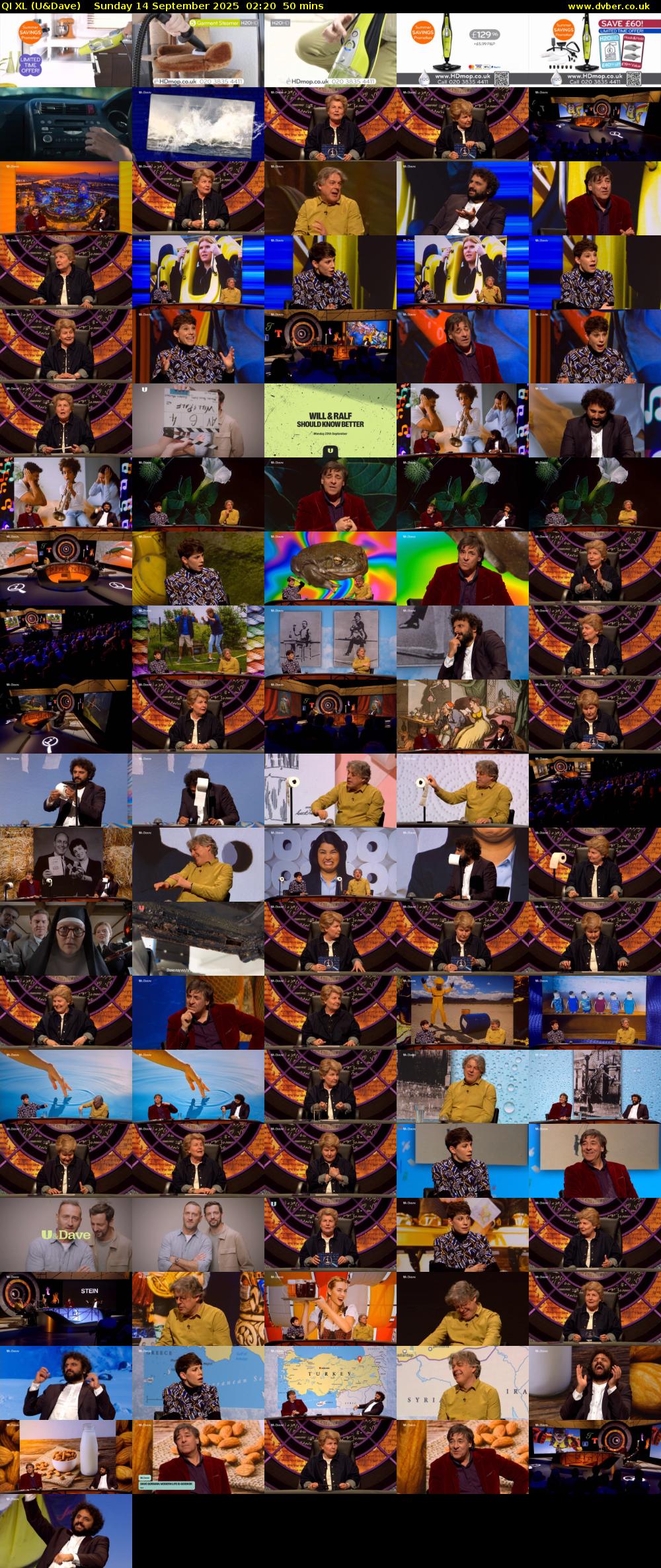 QI XL (U&Dave) Sunday 14 September 2025 02:20 - 03:10