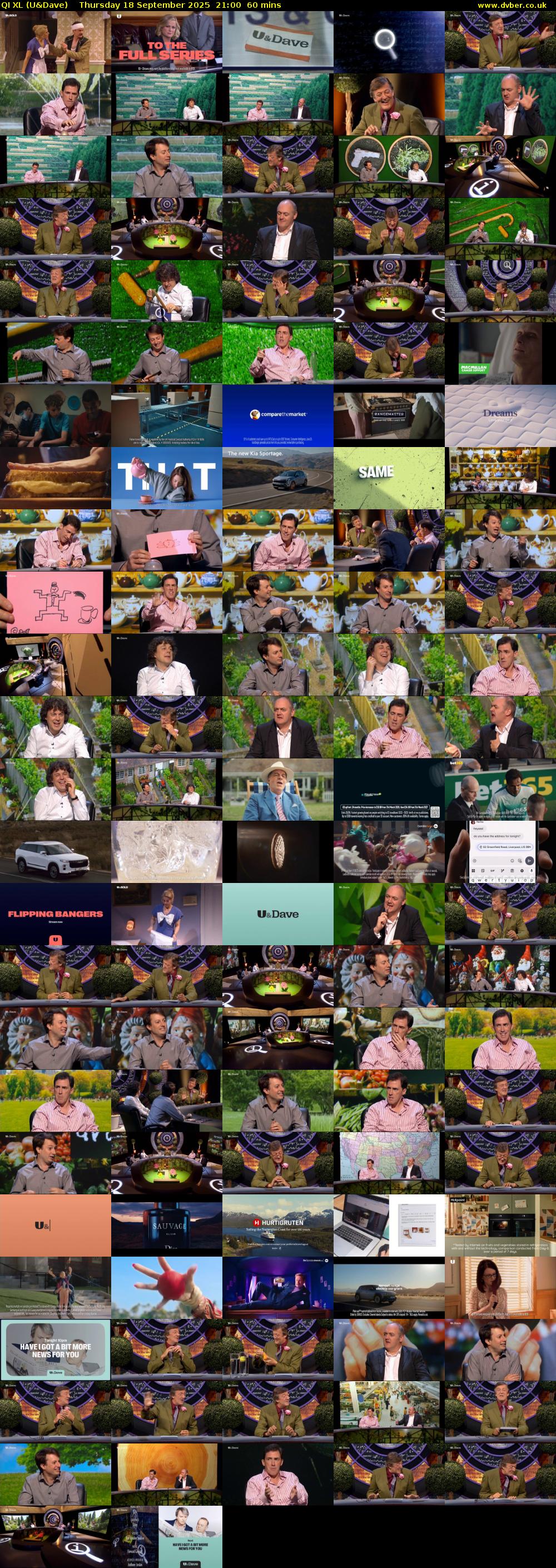 QI XL (U&Dave) Thursday 18 September 2025 21:00 - 22:00