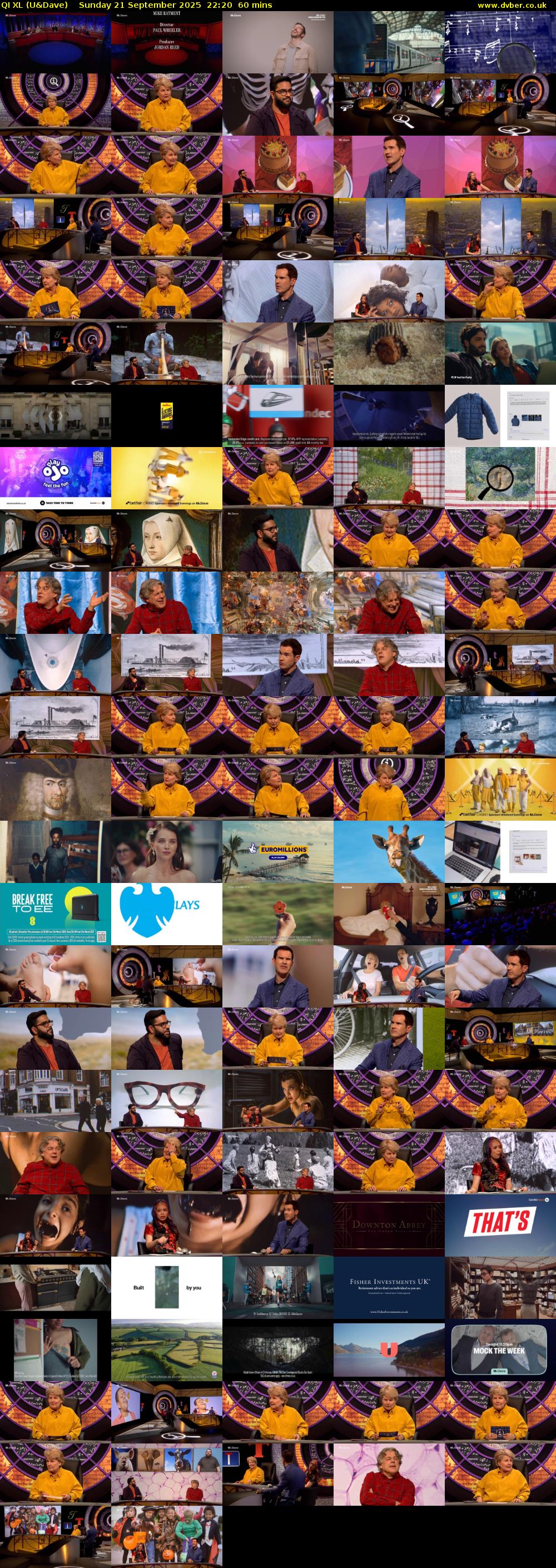 QI XL (U&Dave) Sunday 21 September 2025 22:20 - 23:20