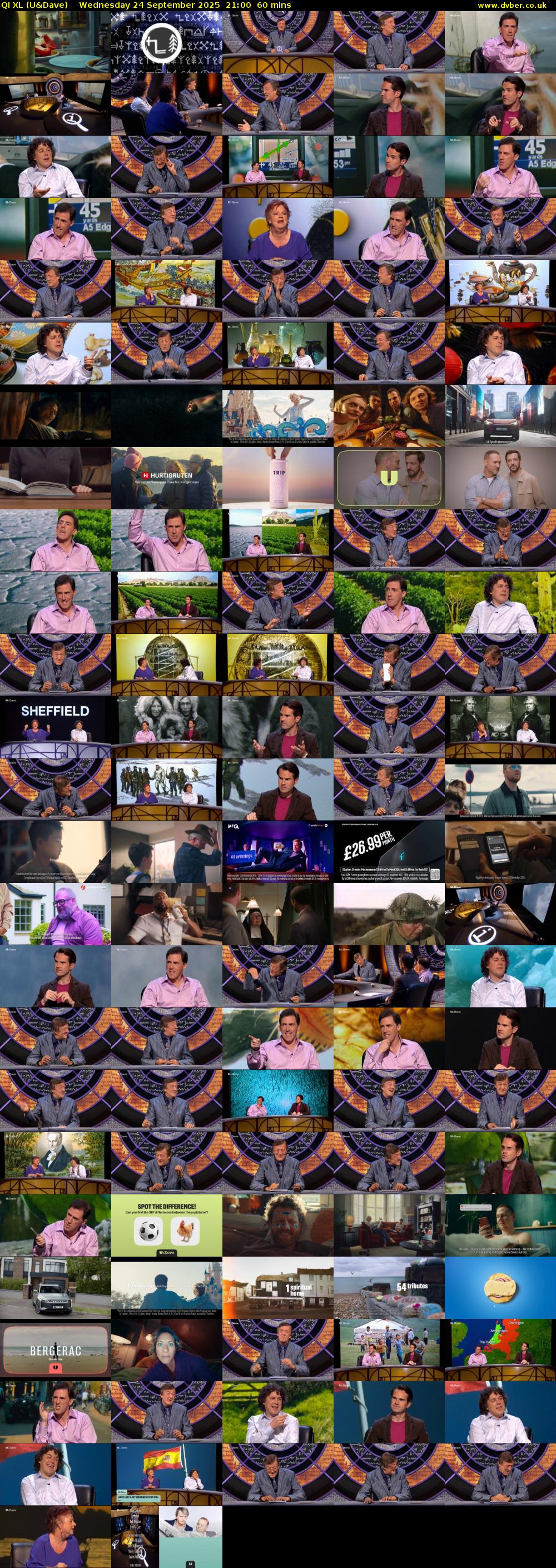 QI XL (U&Dave) Wednesday 24 September 2025 21:00 - 22:00