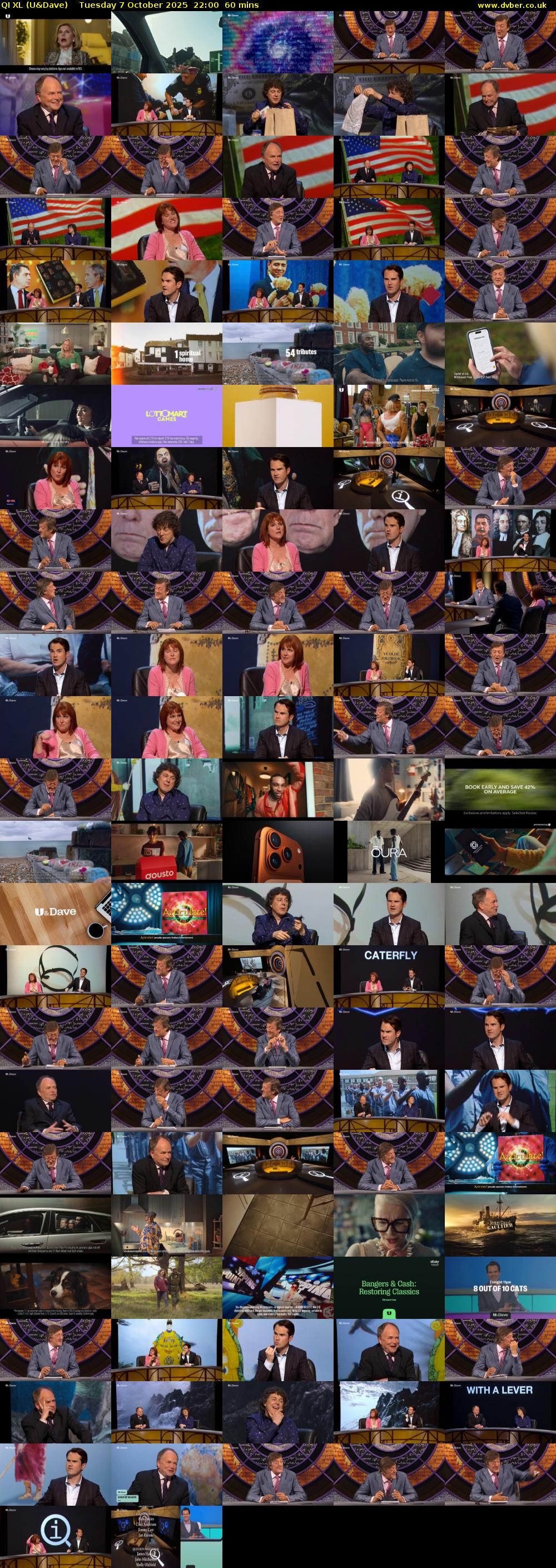 QI XL (U&Dave) Tuesday 7 October 2025 22:00 - 23:00