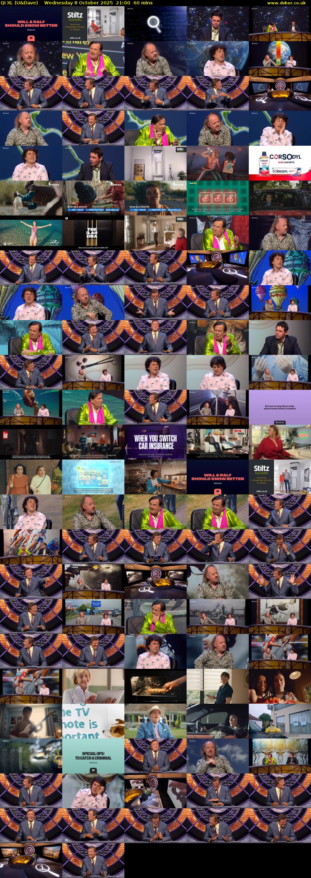 QI XL (U&Dave) Wednesday 8 October 2025 21:00 - 22:00