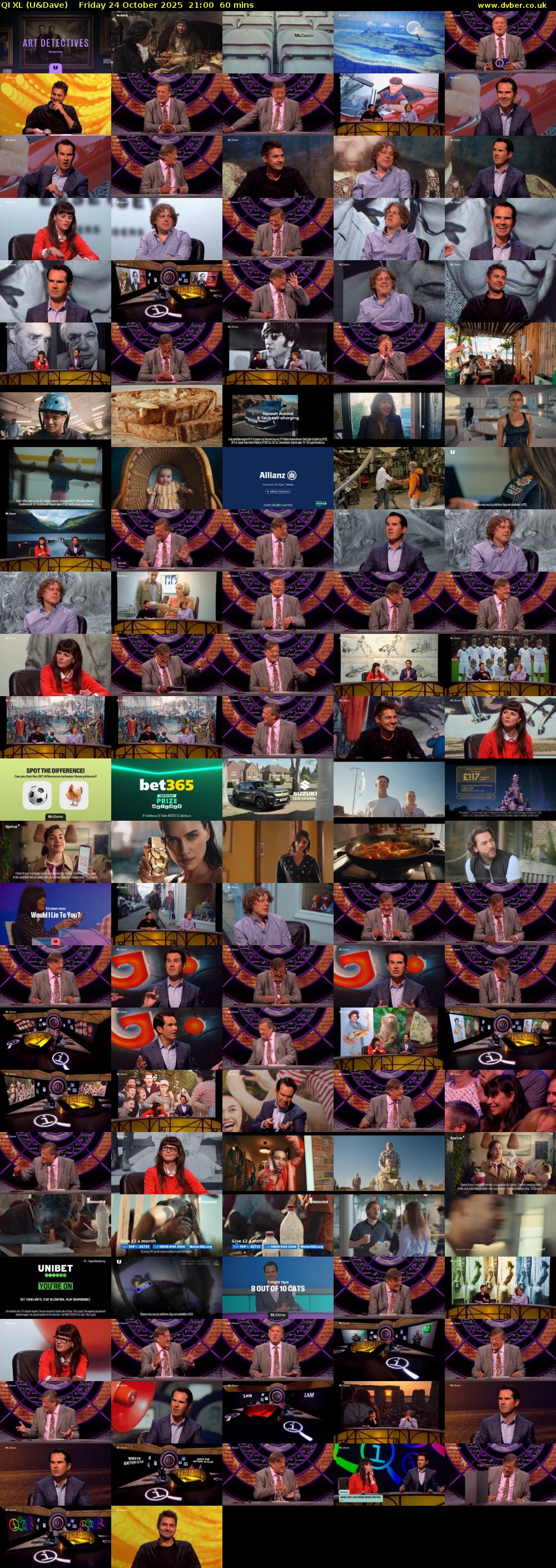 QI XL (U&Dave) Friday 24 October 2025 21:00 - 22:00