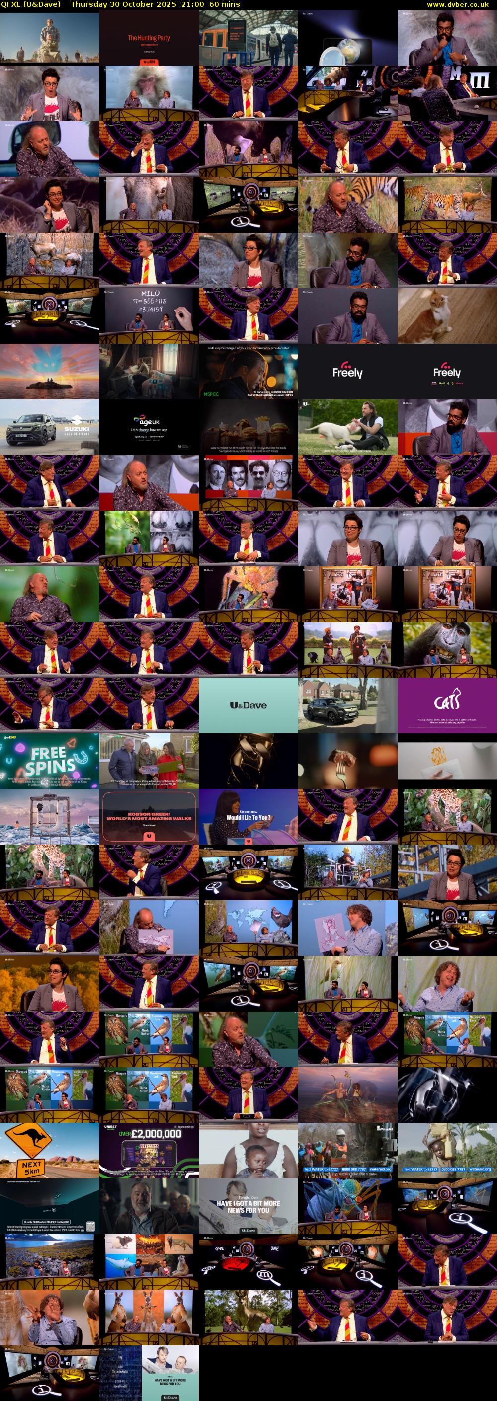 QI XL (U&Dave) Thursday 30 October 2025 21:00 - 22:00