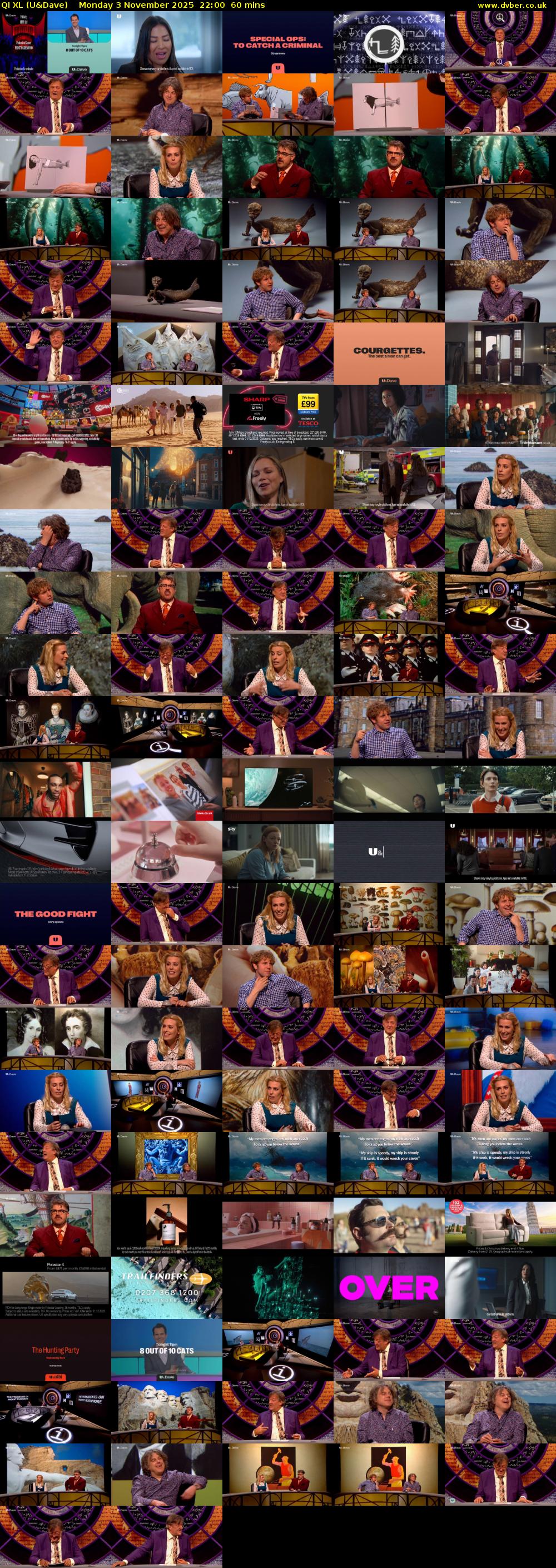 QI XL (U&Dave) Monday 3 November 2025 22:00 - 23:00