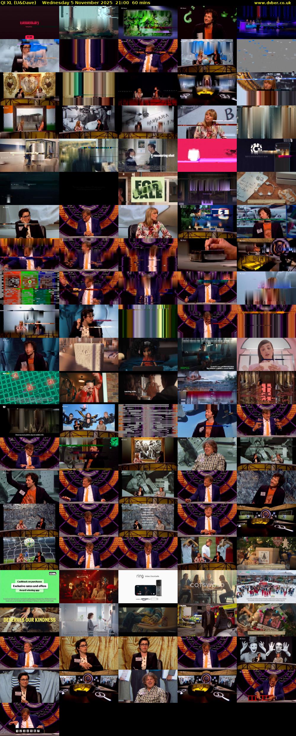 QI XL (U&Dave) Wednesday 5 November 2025 21:00 - 22:00