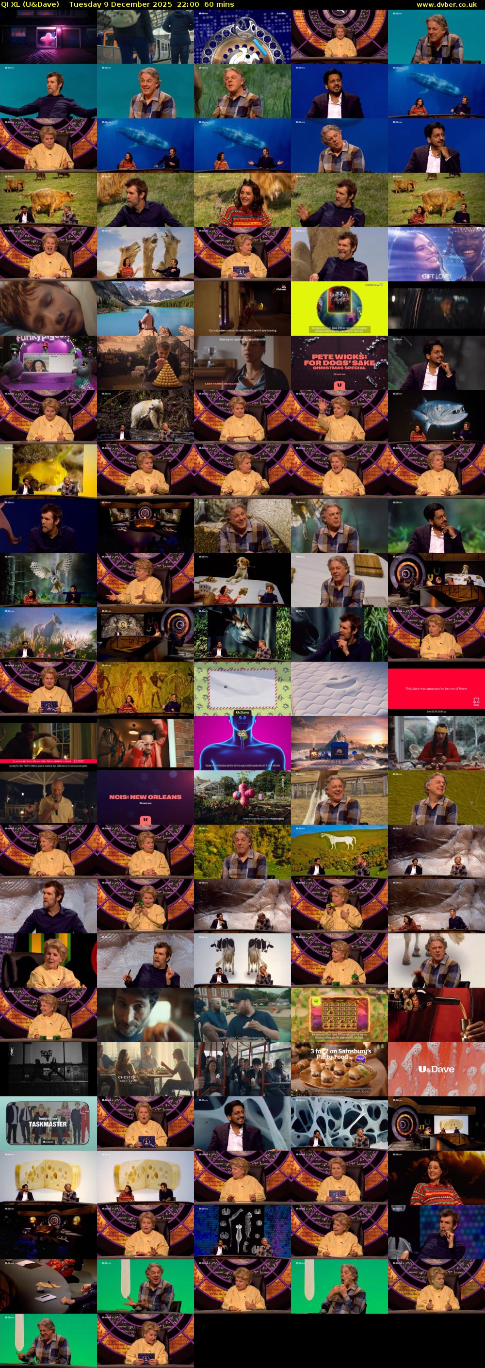 QI XL (U&Dave) Tuesday 9 December 2025 22:00 - 23:00