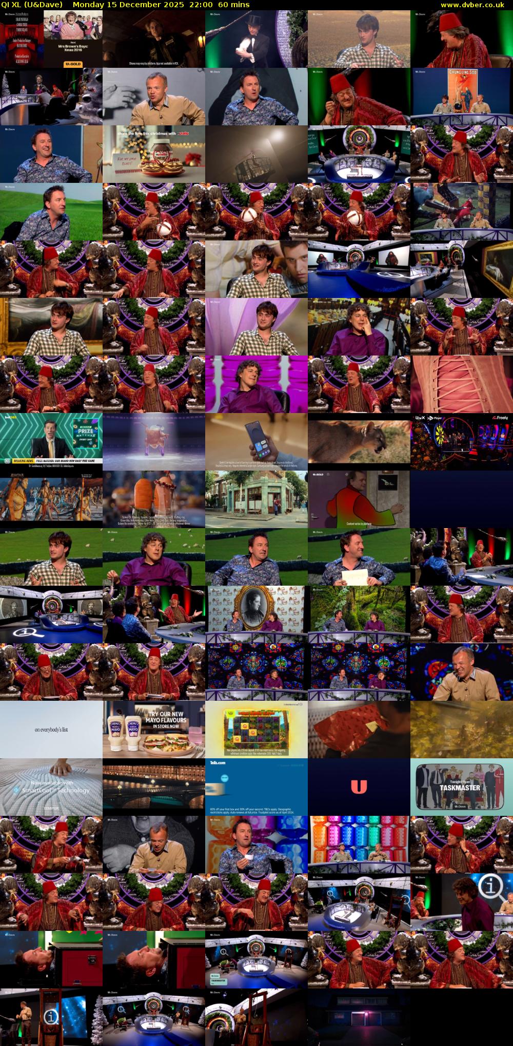 QI XL (U&Dave) Monday 15 December 2025 22:00 - 23:00