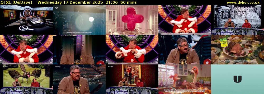 QI XL (U&Dave) Wednesday 17 December 2025 21:00 - 22:00