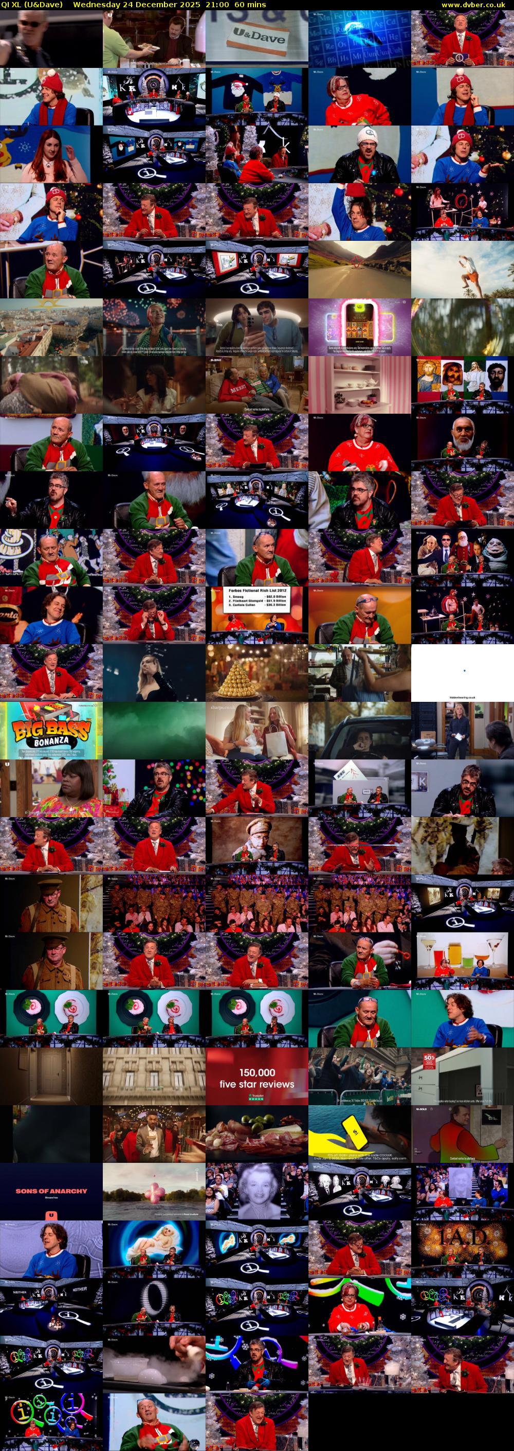 QI XL (U&Dave) Wednesday 24 December 2025 21:00 - 22:00