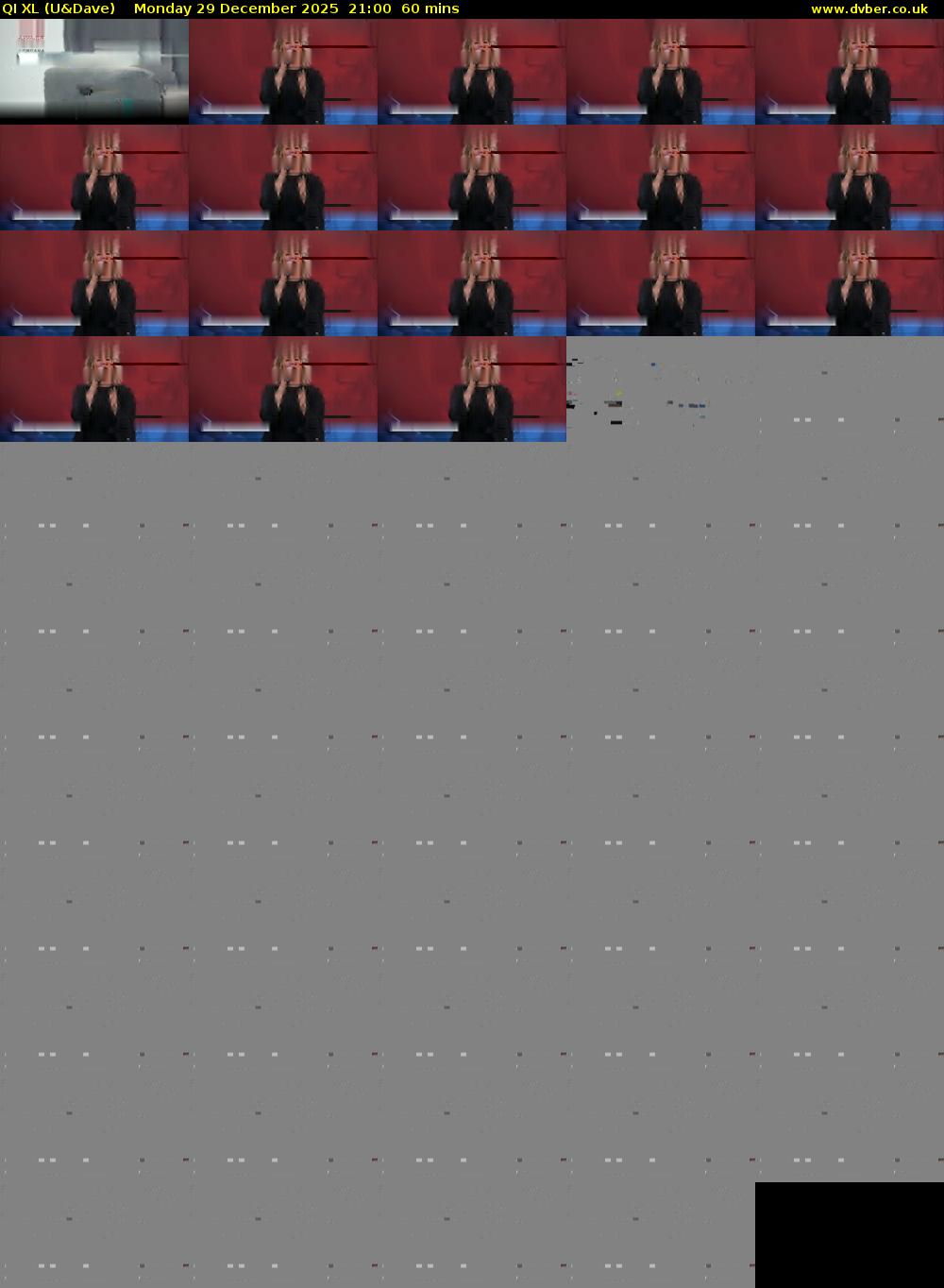 QI XL (U&Dave) Monday 29 December 2025 21:00 - 22:00