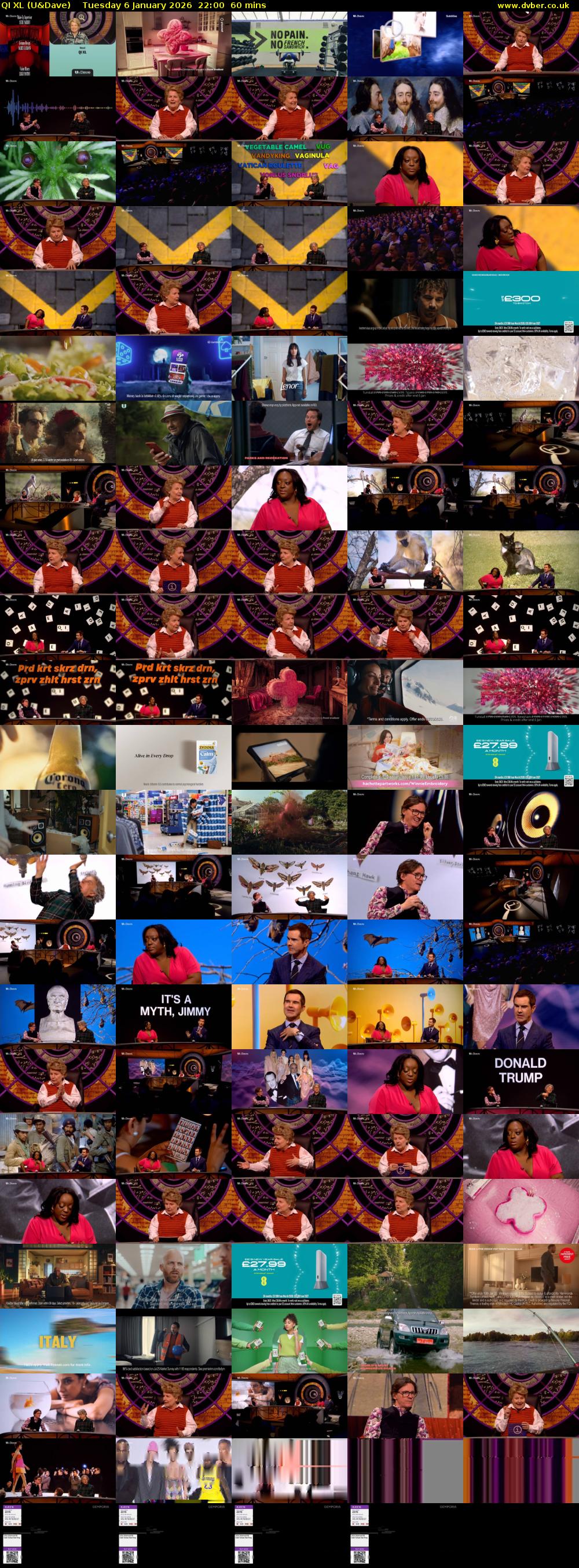 QI XL (U&Dave) Tuesday 6 January 2026 22:00 - 23:00