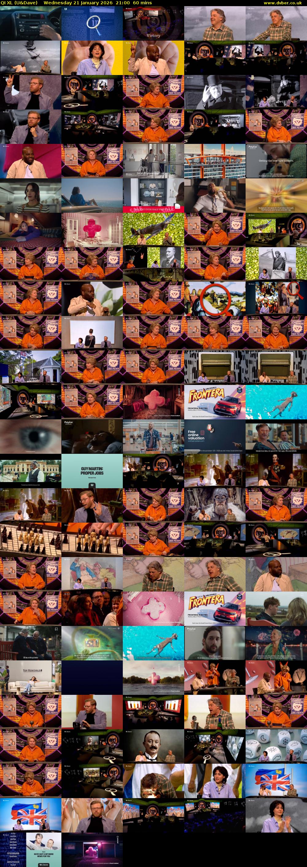 QI XL (U&Dave) Wednesday 21 January 2026 21:00 - 22:00