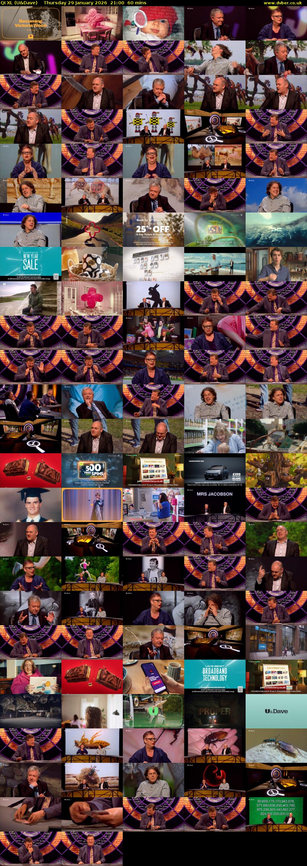 QI XL (U&Dave) Thursday 29 January 2026 21:00 - 22:00