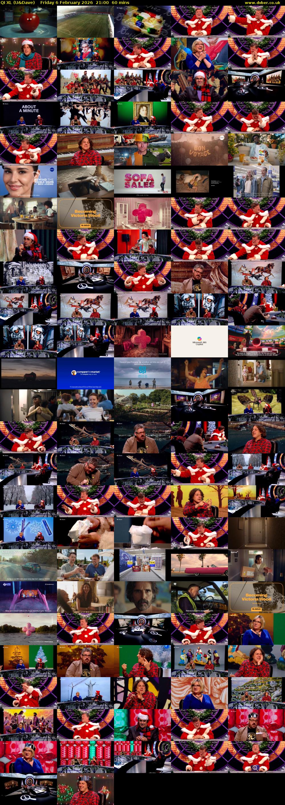 QI XL (U&Dave) Friday 6 February 2026 21:00 - 22:00