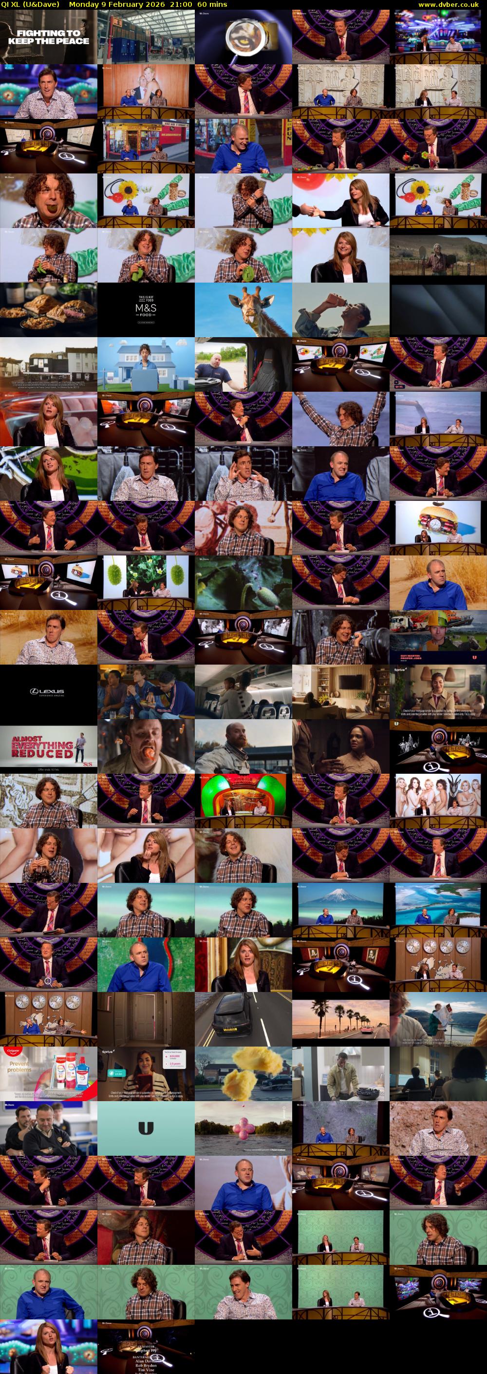 QI XL (U&Dave) Monday 9 February 2026 21:00 - 22:00