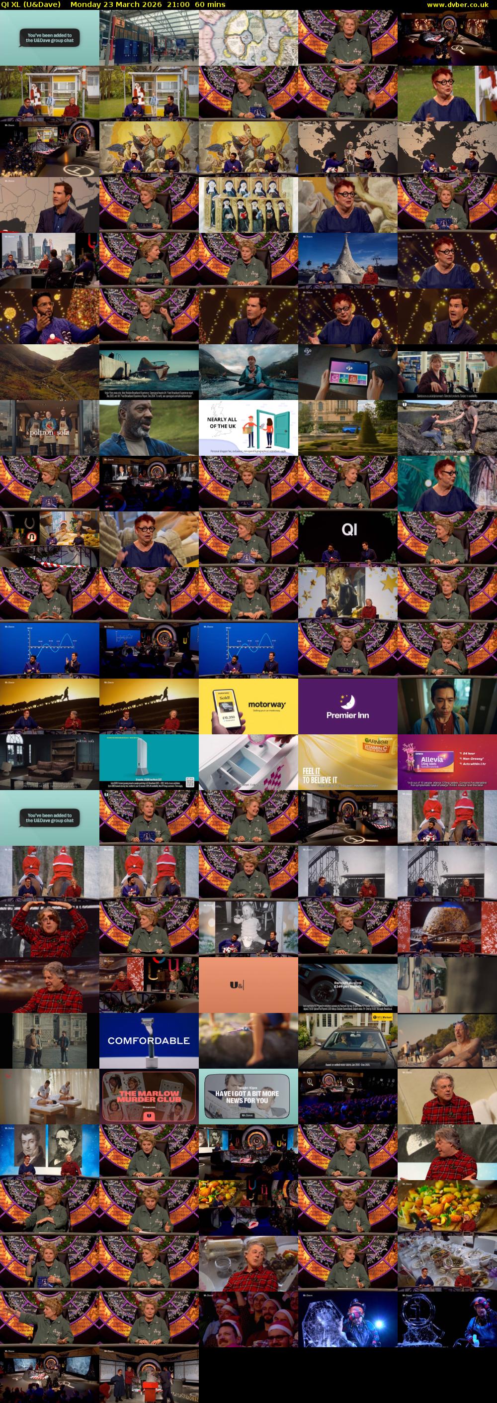 QI XL (U&Dave) Monday 23 March 2026 21:00 - 22:00