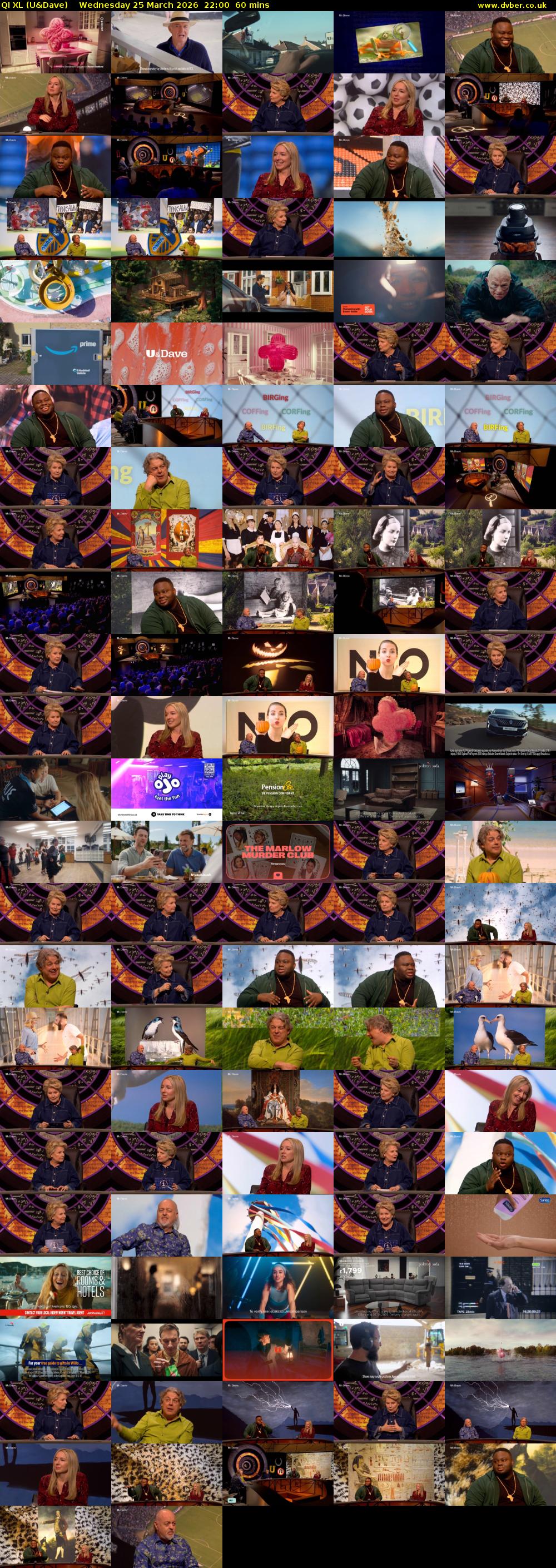 QI XL (U&Dave) Wednesday 25 March 2026 22:00 - 23:00