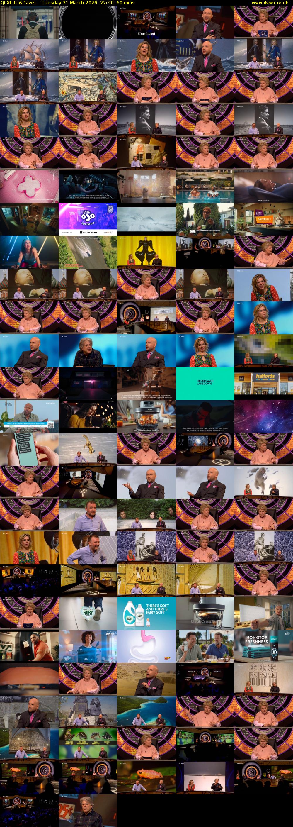 QI XL (U&Dave) Tuesday 31 March 2026 22:40 - 23:40