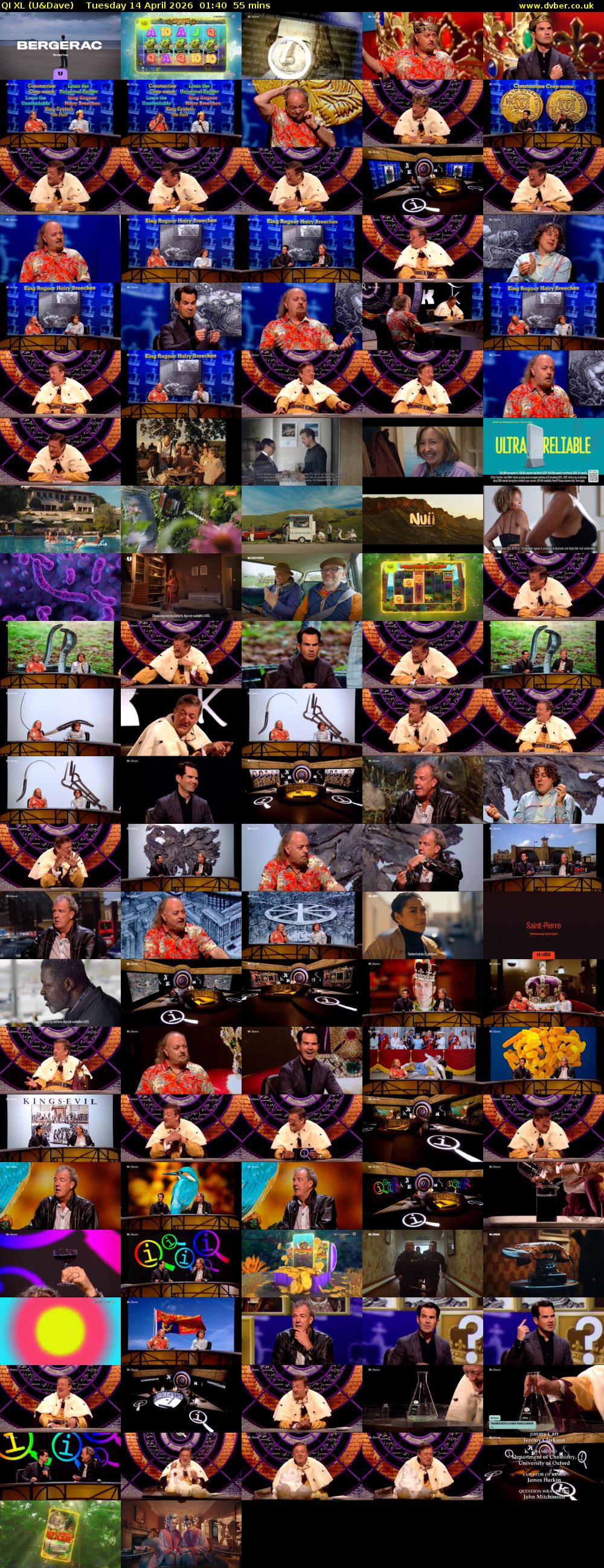 QI XL (U&Dave) Tuesday 14 April 2026 01:40 - 02:35