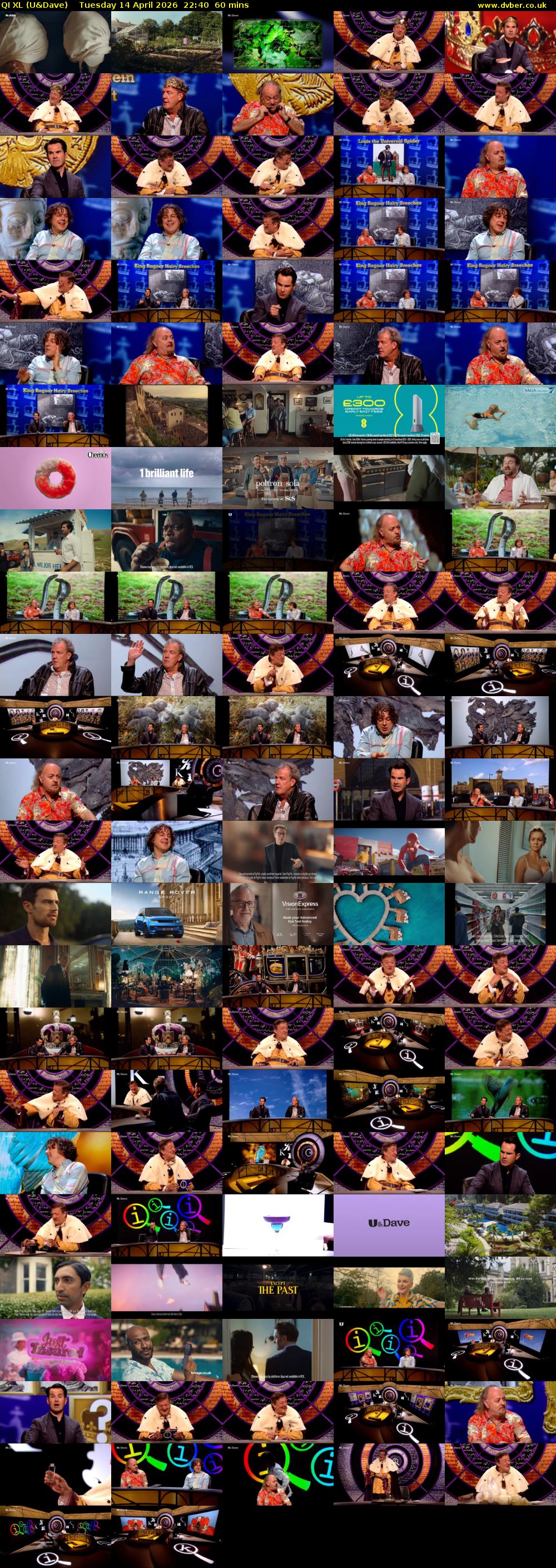 QI XL (U&Dave) Tuesday 14 April 2026 22:40 - 23:40