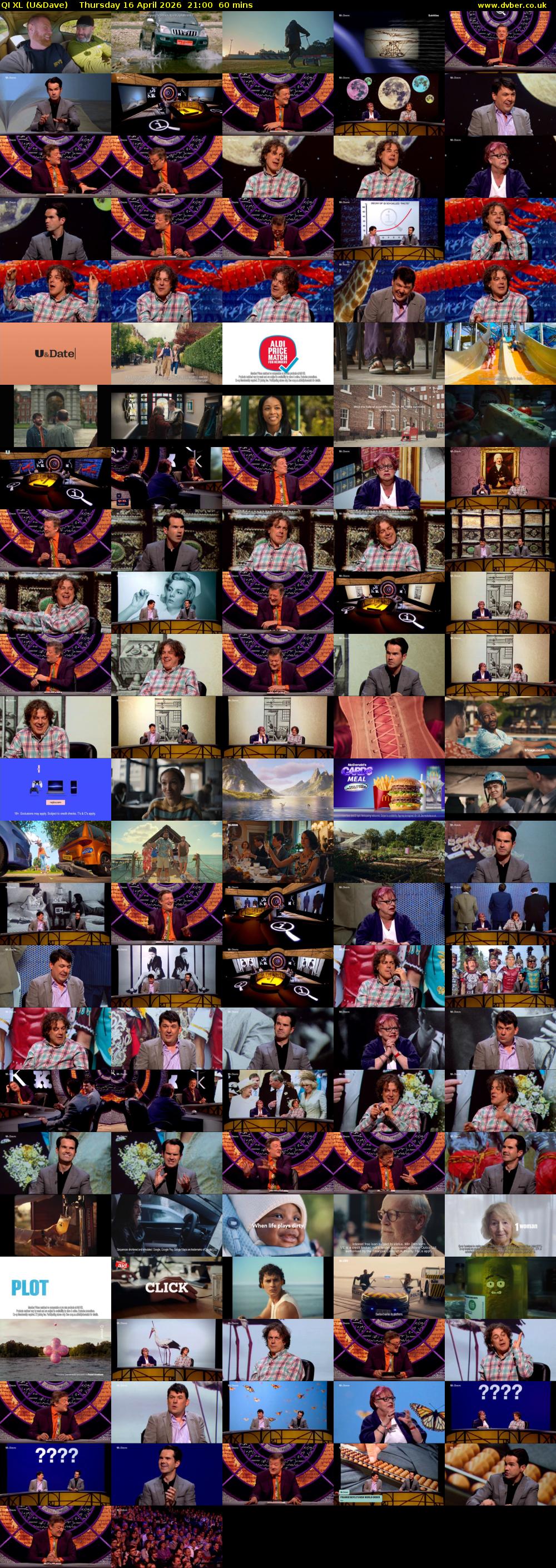 QI XL (U&Dave) Thursday 16 April 2026 21:00 - 22:00