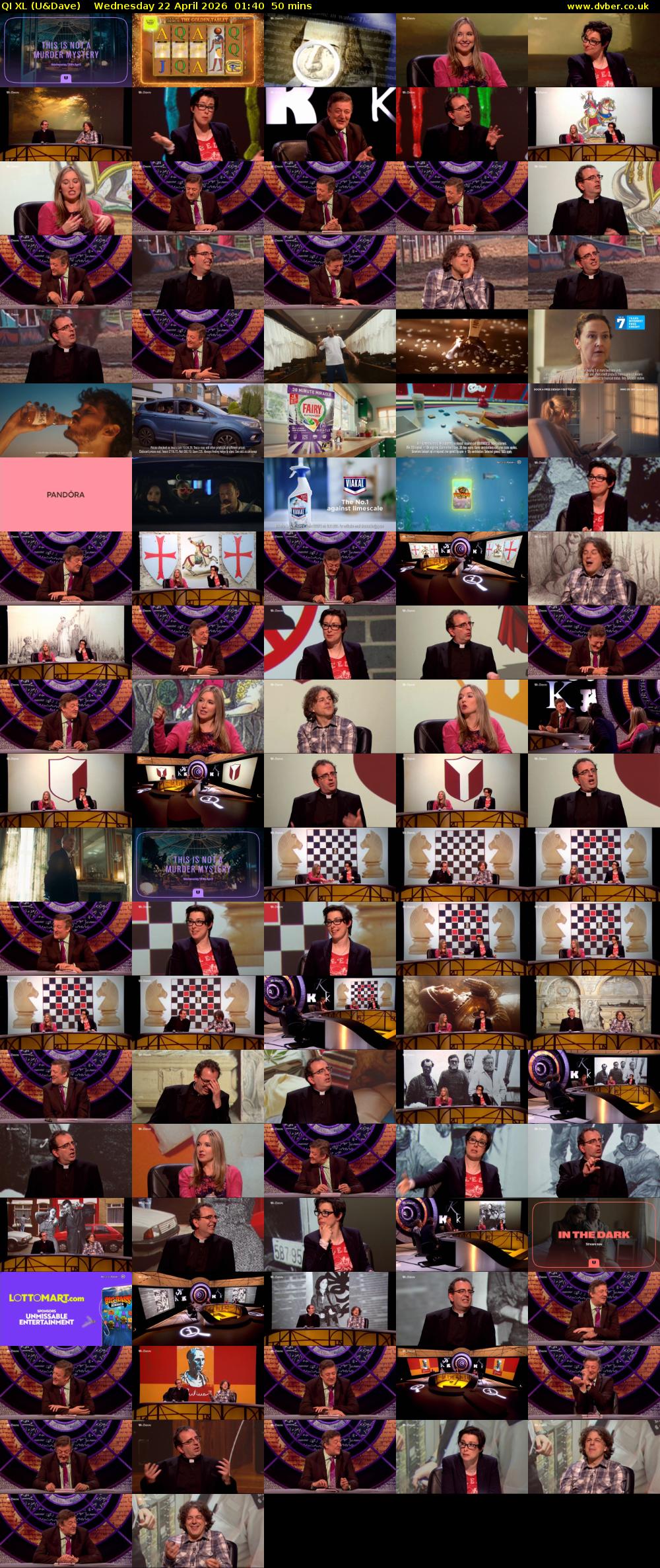 QI XL (U&Dave) Wednesday 22 April 2026 01:40 - 02:30
