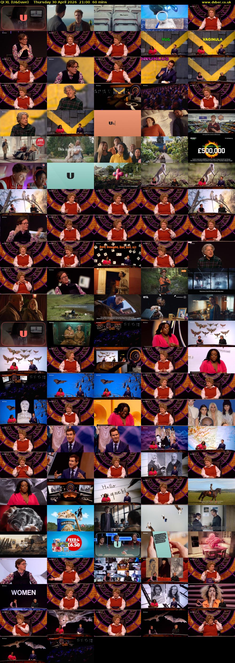 QI XL (U&Dave) Thursday 30 April 2026 21:00 - 22:00