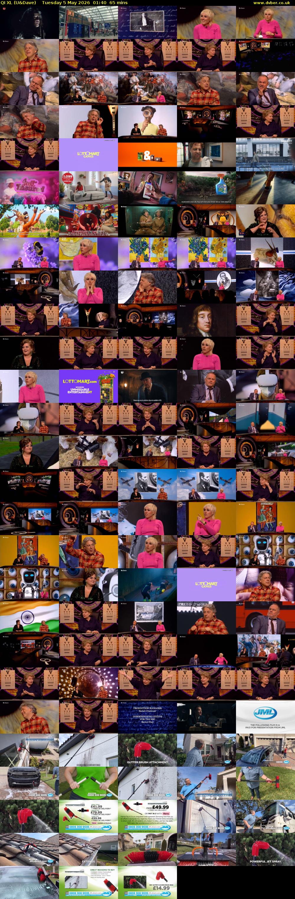 QI XL (U&Dave) Tuesday 5 May 2026 01:40 - 02:45