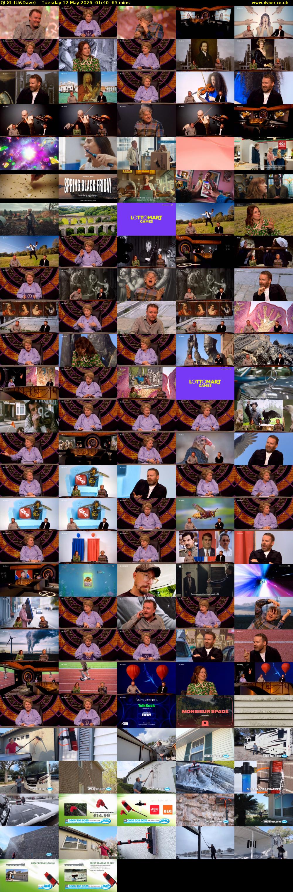QI XL (U&Dave) Tuesday 12 May 2026 01:40 - 02:45