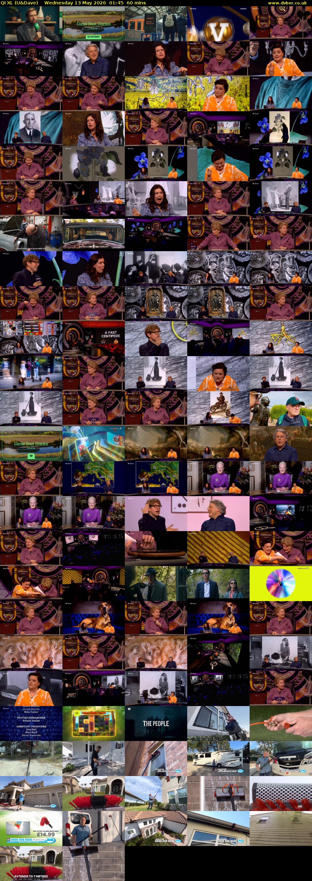 QI XL (U&Dave) Wednesday 13 May 2026 01:45 - 02:45