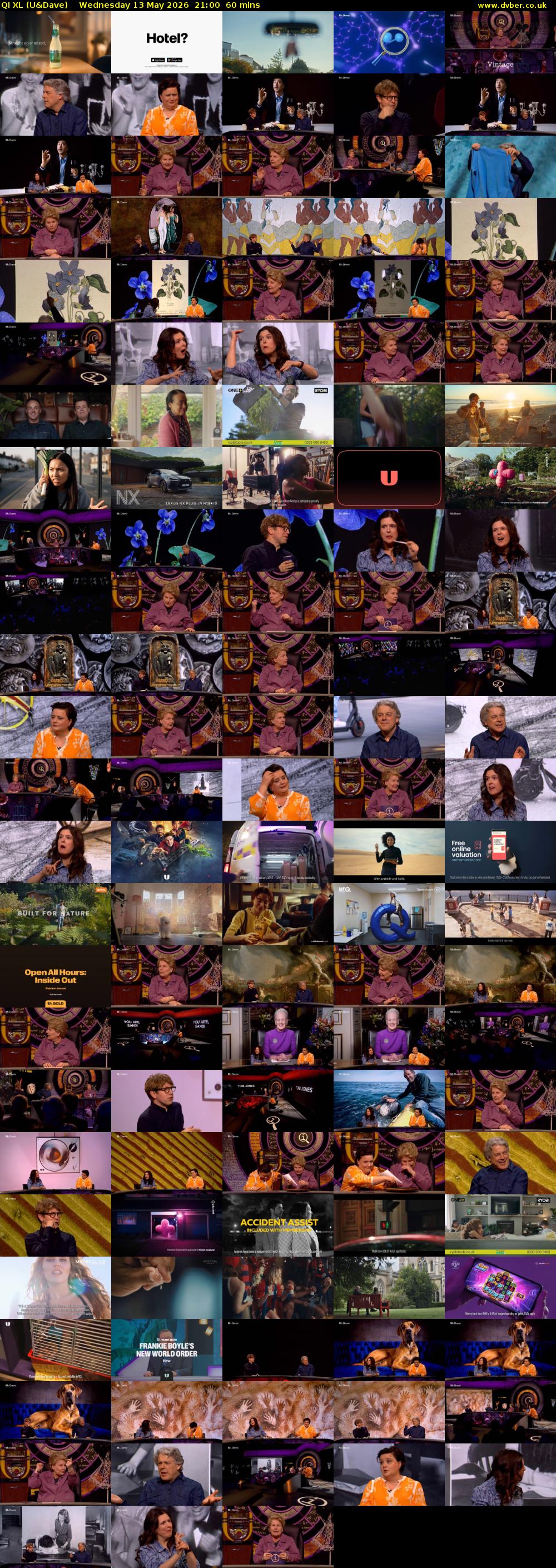 QI XL (U&Dave) Wednesday 13 May 2026 21:00 - 22:00