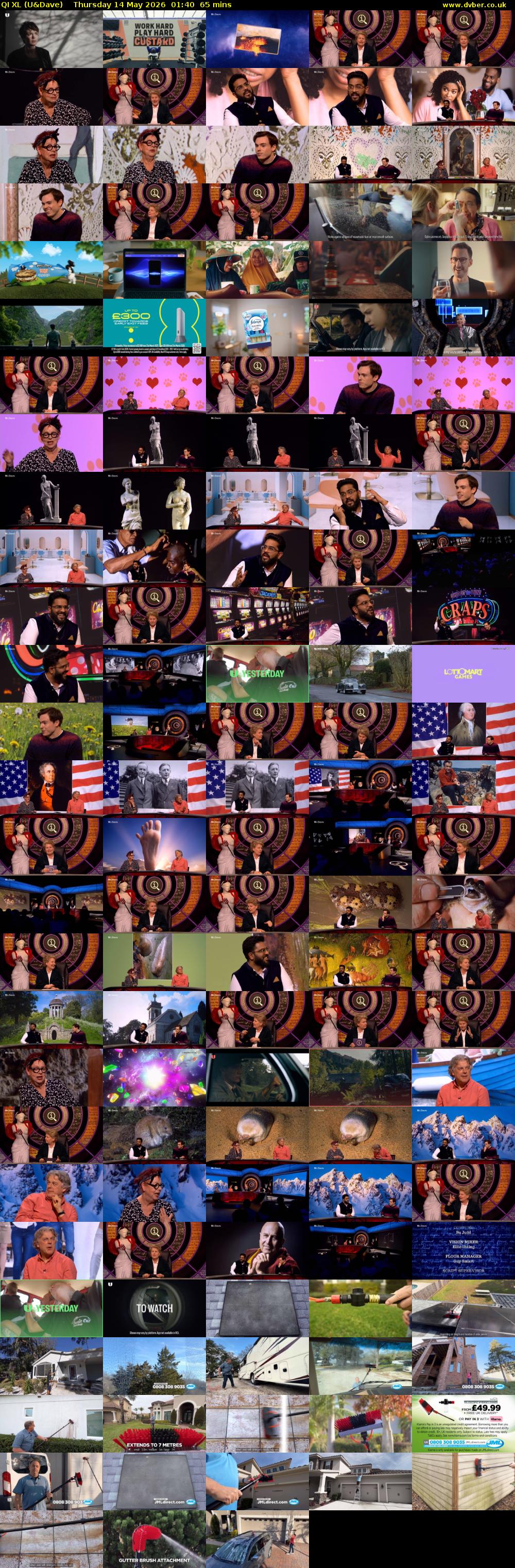 QI XL (U&Dave) Thursday 14 May 2026 01:40 - 02:45