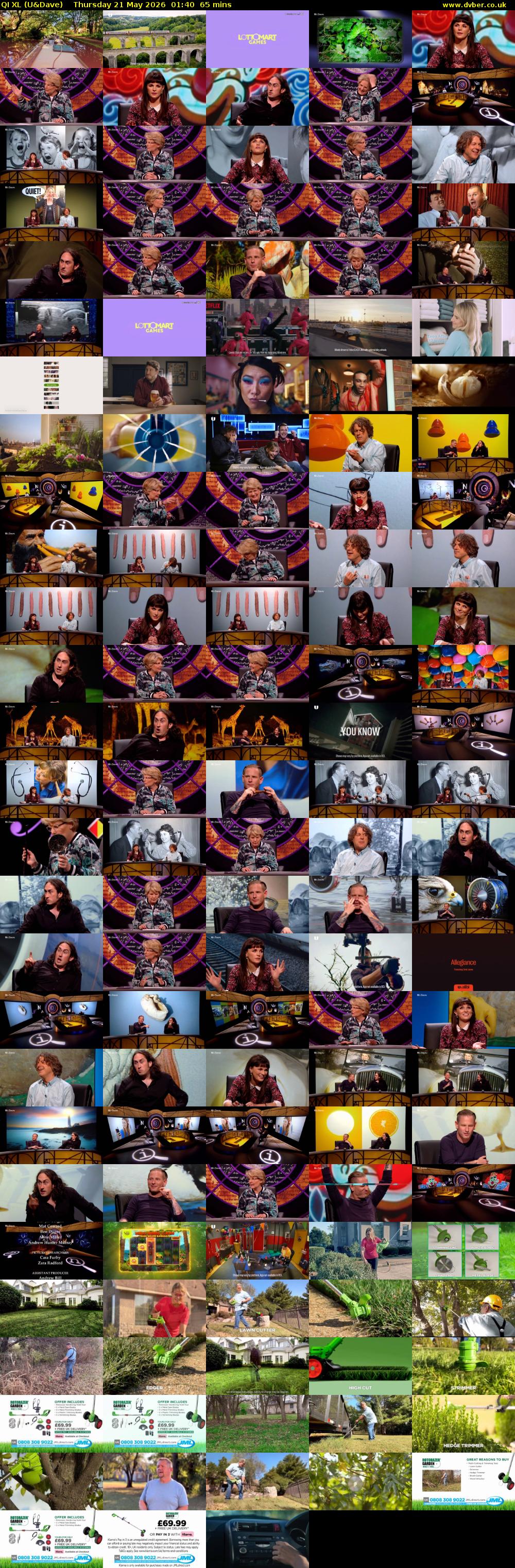 QI XL (U&Dave) Thursday 21 May 2026 01:40 - 02:45