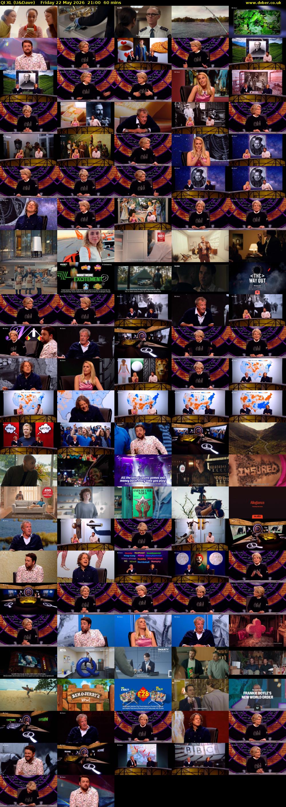 QI XL (U&Dave) Friday 22 May 2026 21:00 - 22:00