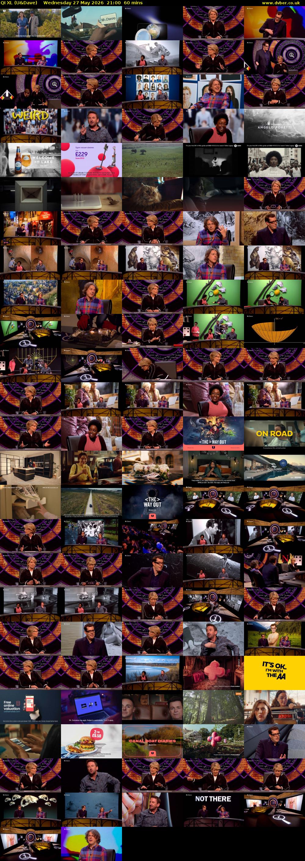 QI XL (U&Dave) Wednesday 27 May 2026 21:00 - 22:00