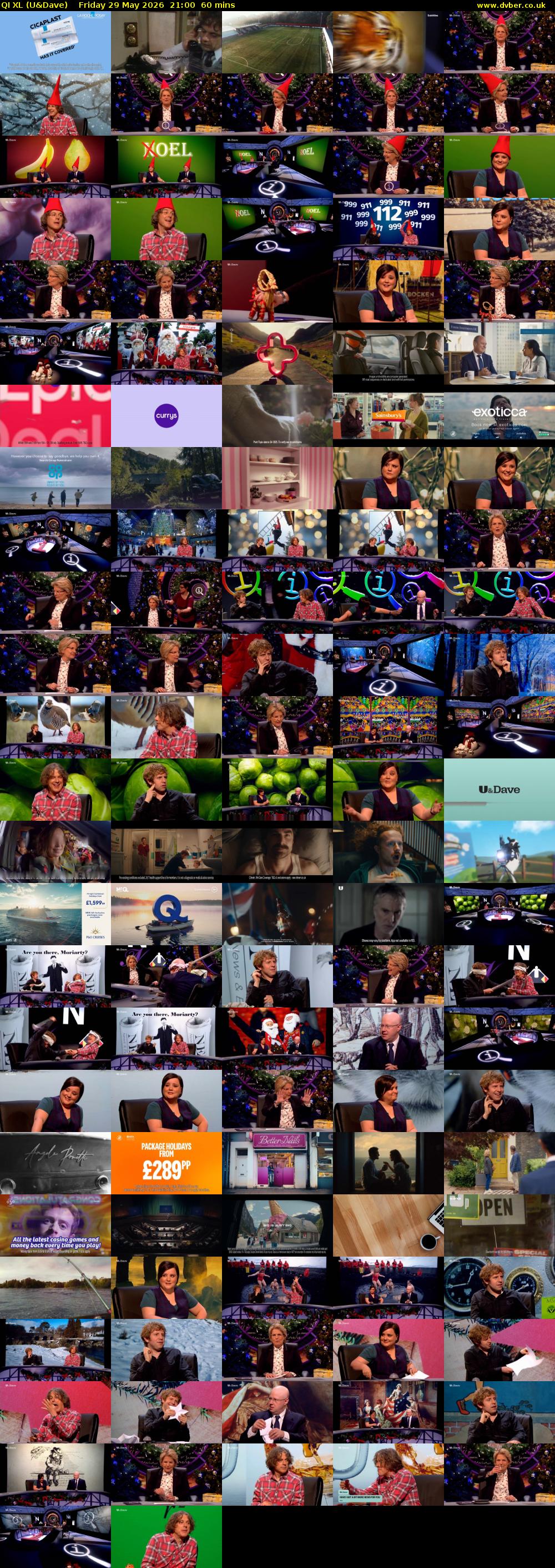 QI XL (U&Dave) Friday 29 May 2026 21:00 - 22:00