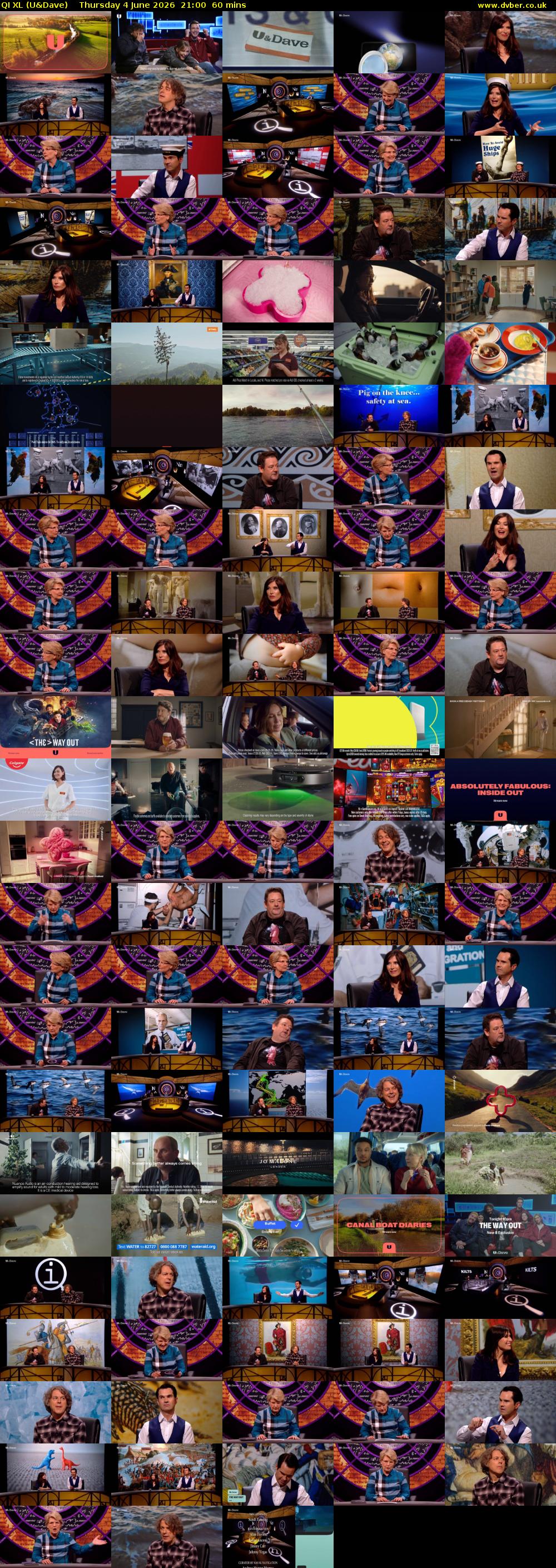 QI XL (U&Dave) Thursday 4 June 2026 21:00 - 22:00