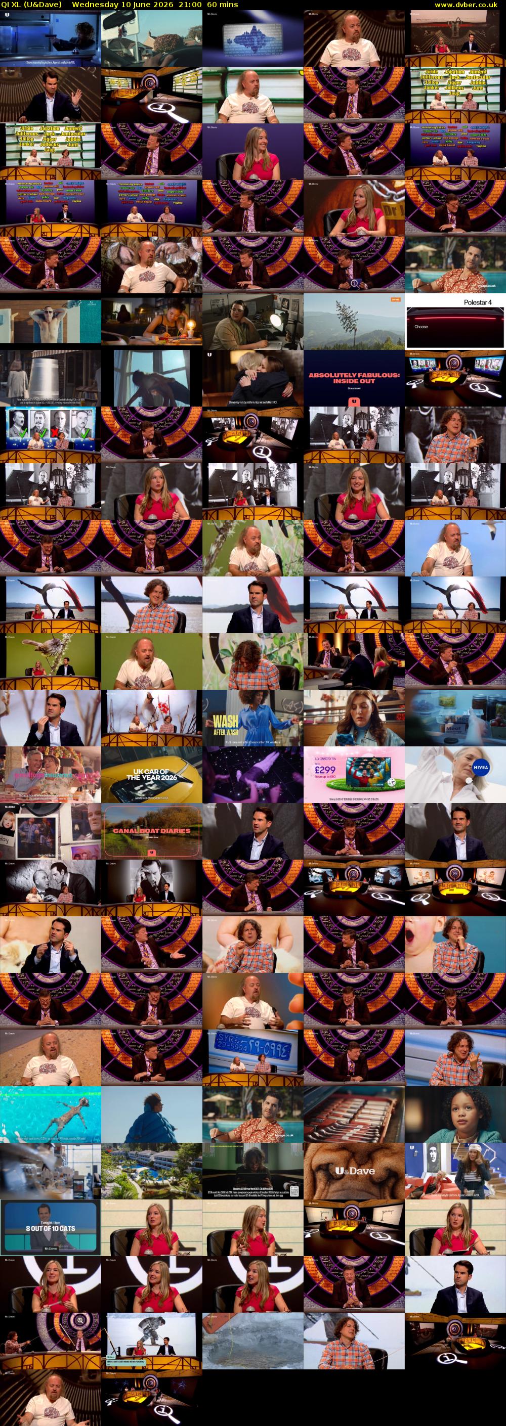 QI XL (U&Dave) Wednesday 10 June 2026 21:00 - 22:00