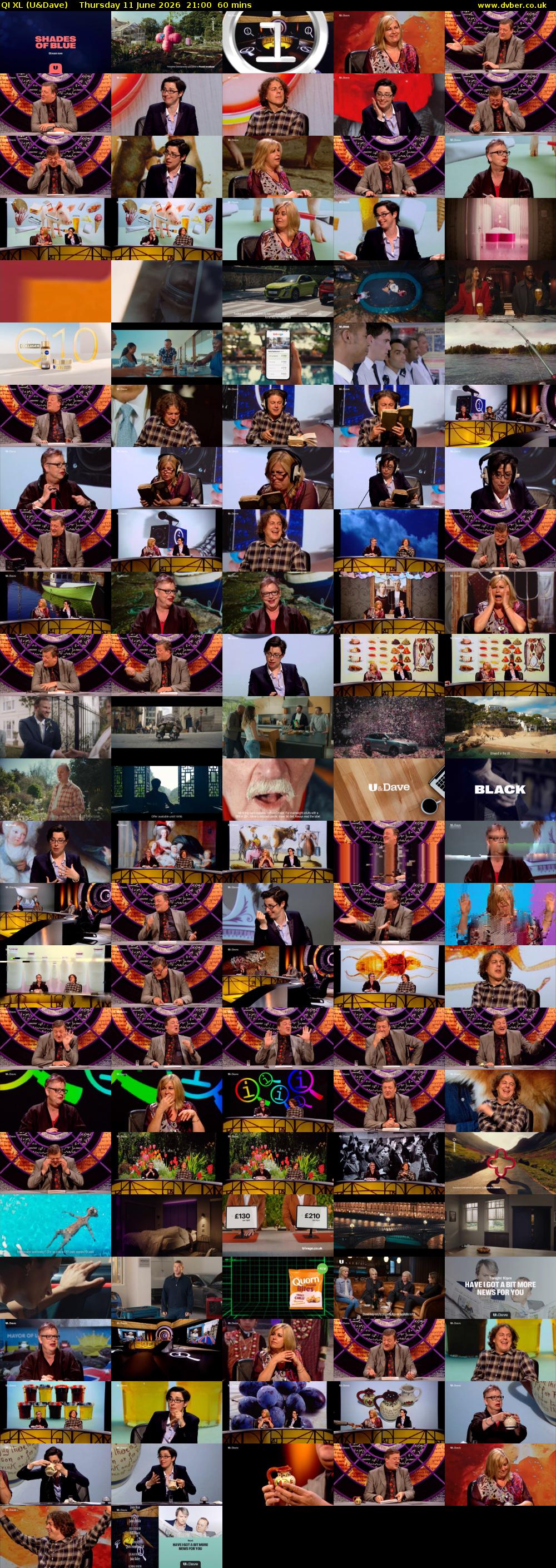 QI XL (U&Dave) Thursday 11 June 2026 21:00 - 22:00