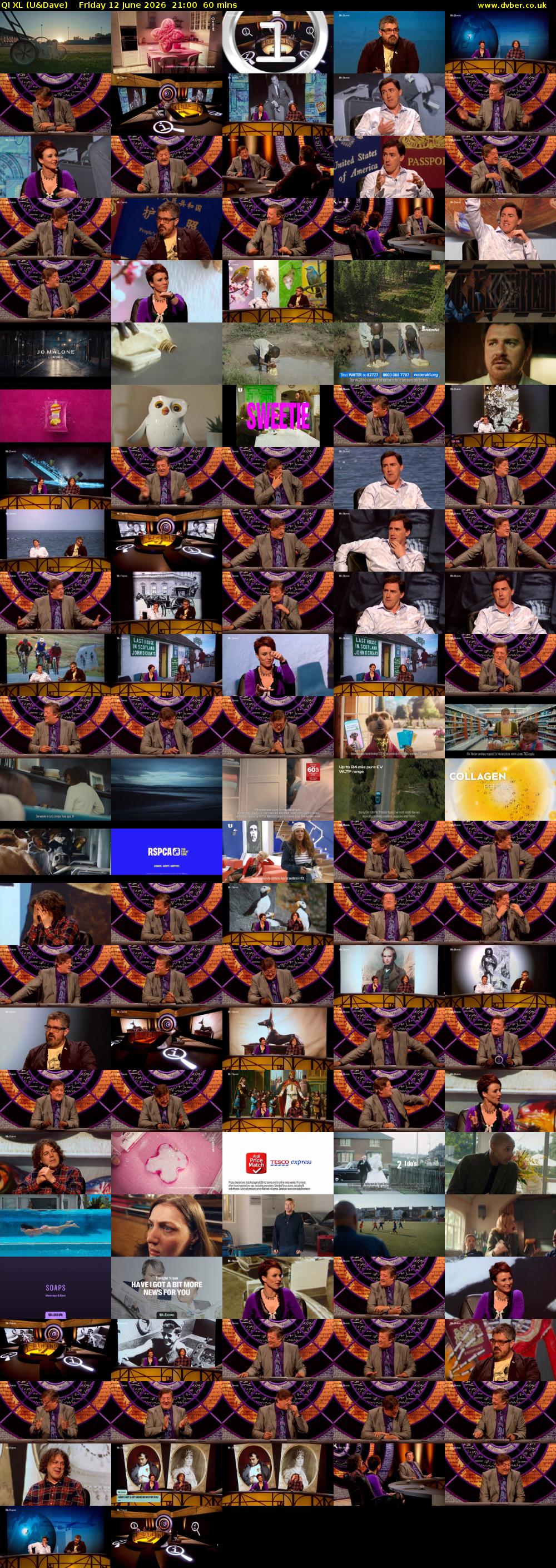 QI XL (U&Dave) Friday 12 June 2026 21:00 - 22:00