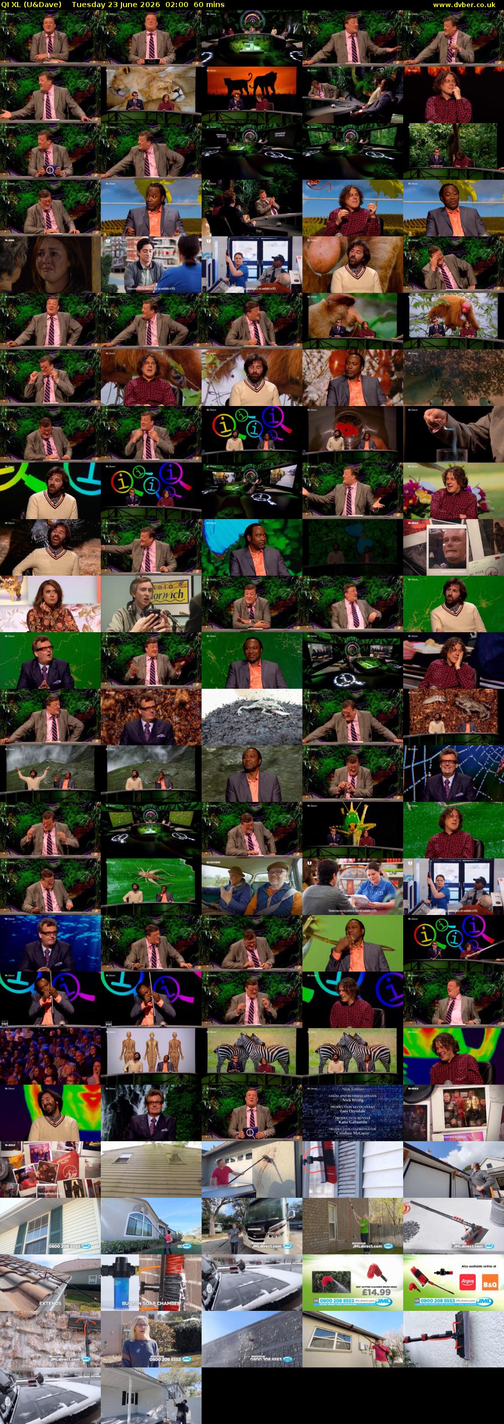 QI XL (U&Dave) Tuesday 23 June 2026 02:00 - 03:00