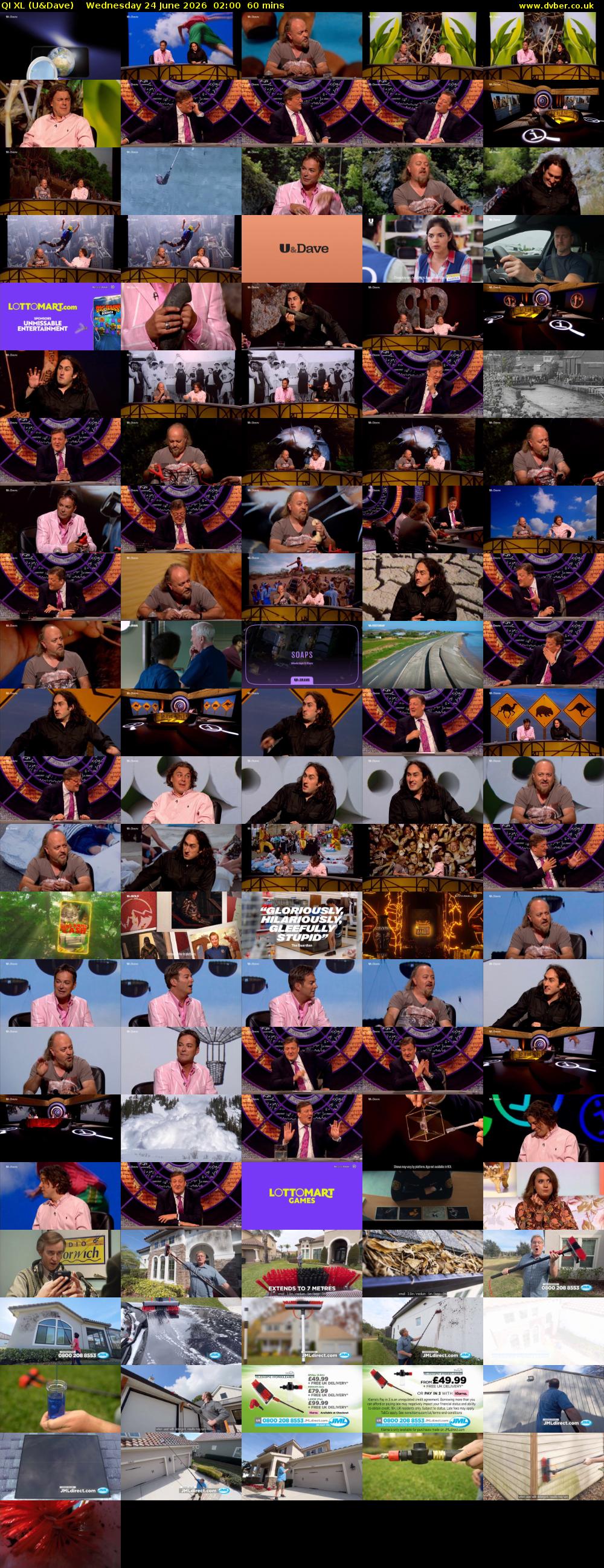 QI XL (U&Dave) Wednesday 24 June 2026 02:00 - 03:00