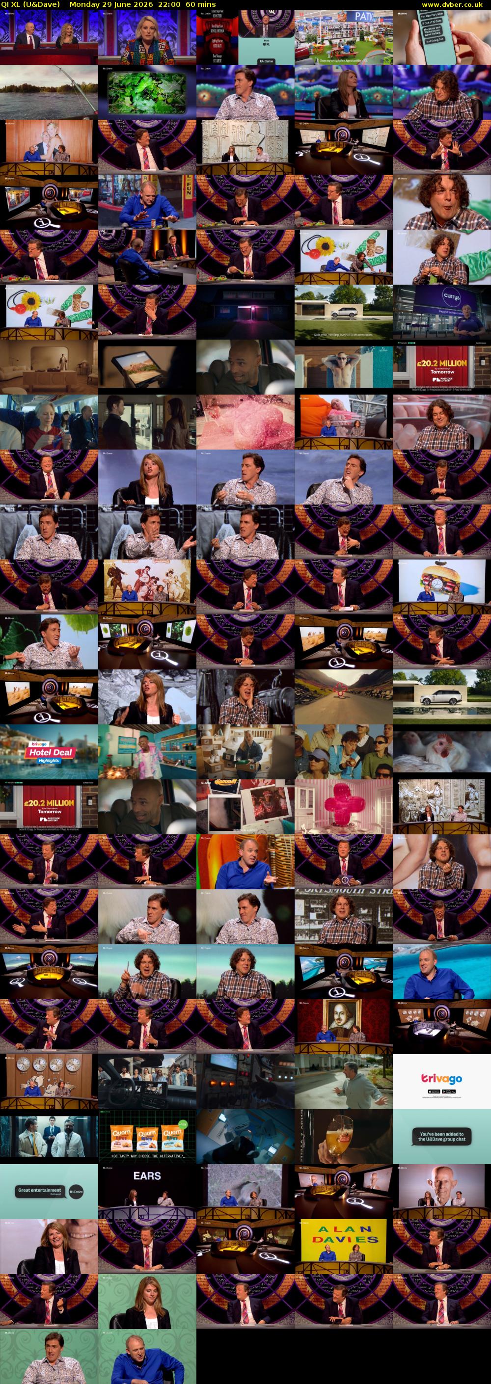 QI XL (U&Dave) Monday 29 June 2026 22:00 - 23:00