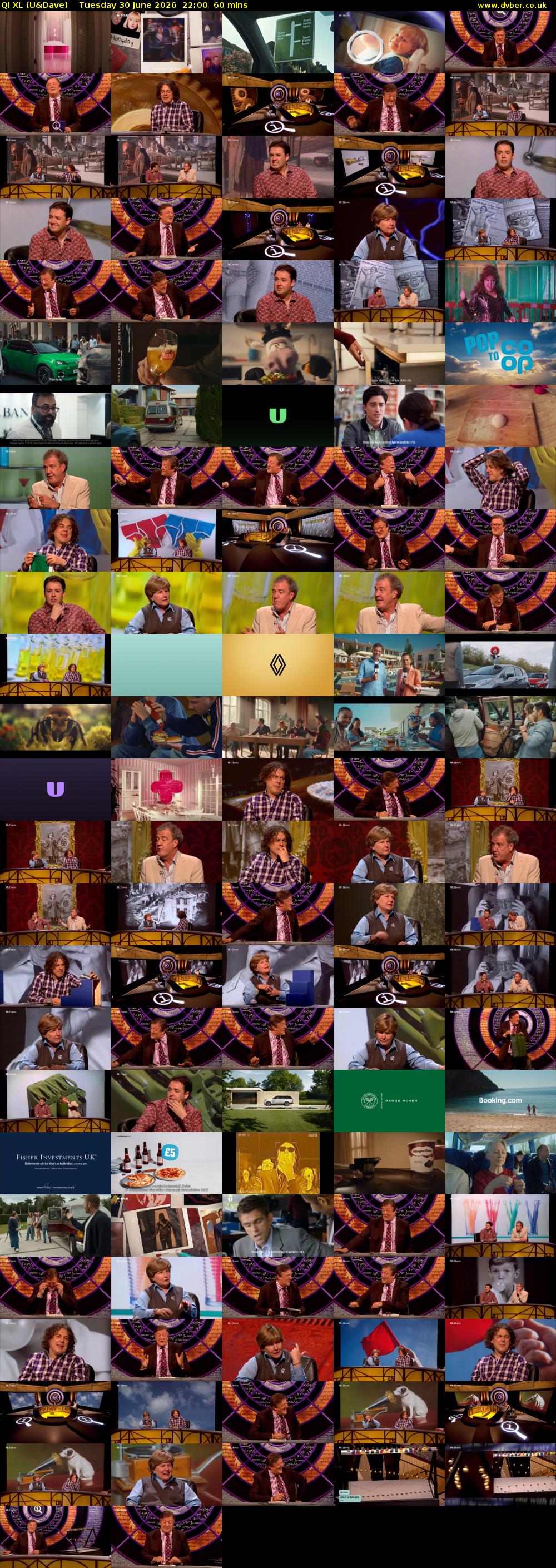 QI XL (U&Dave) Tuesday 30 June 2026 22:00 - 23:00