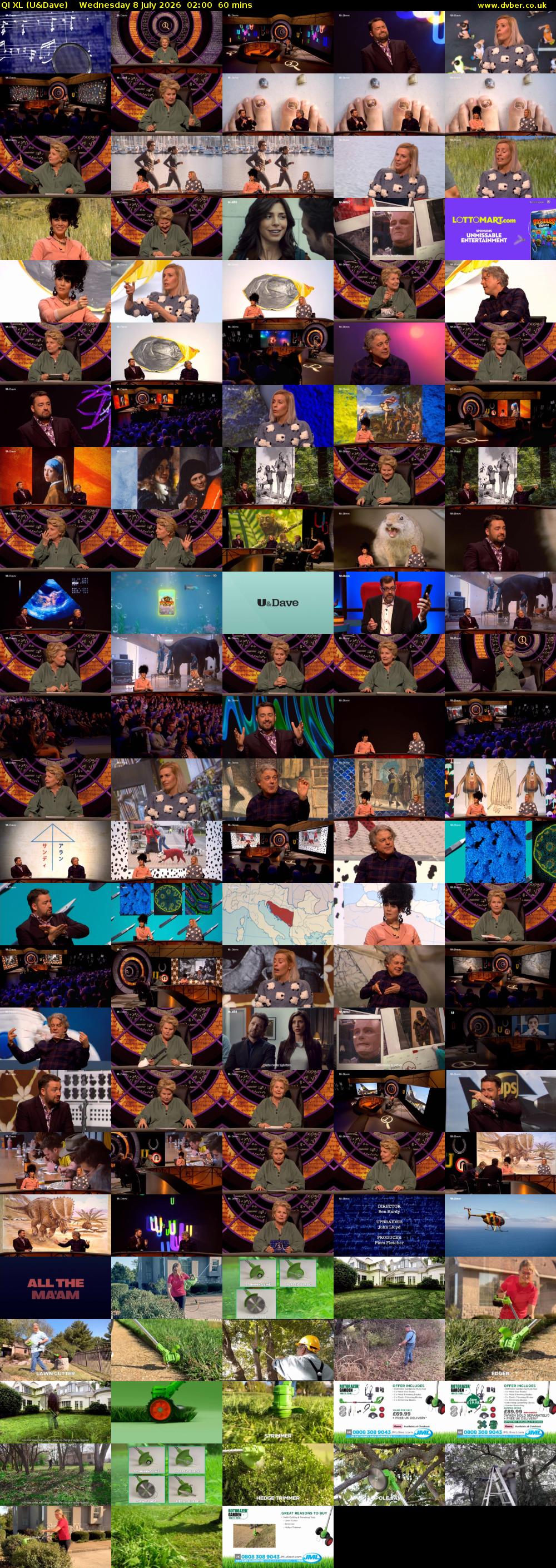 QI XL (U&Dave) Wednesday 8 July 2026 02:00 - 03:00