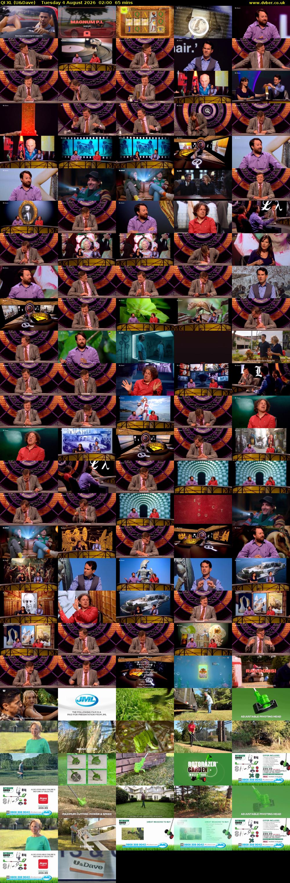 QI XL (U&Dave) Tuesday 4 August 2026 02:00 - 03:05