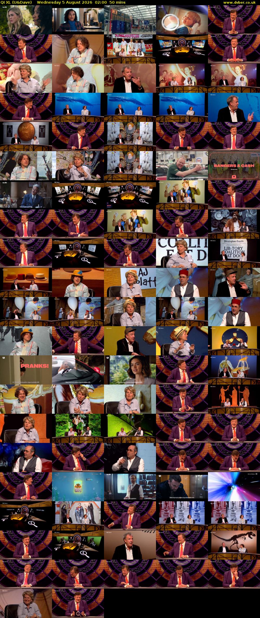 QI XL (U&Dave) Wednesday 5 August 2026 02:00 - 02:50