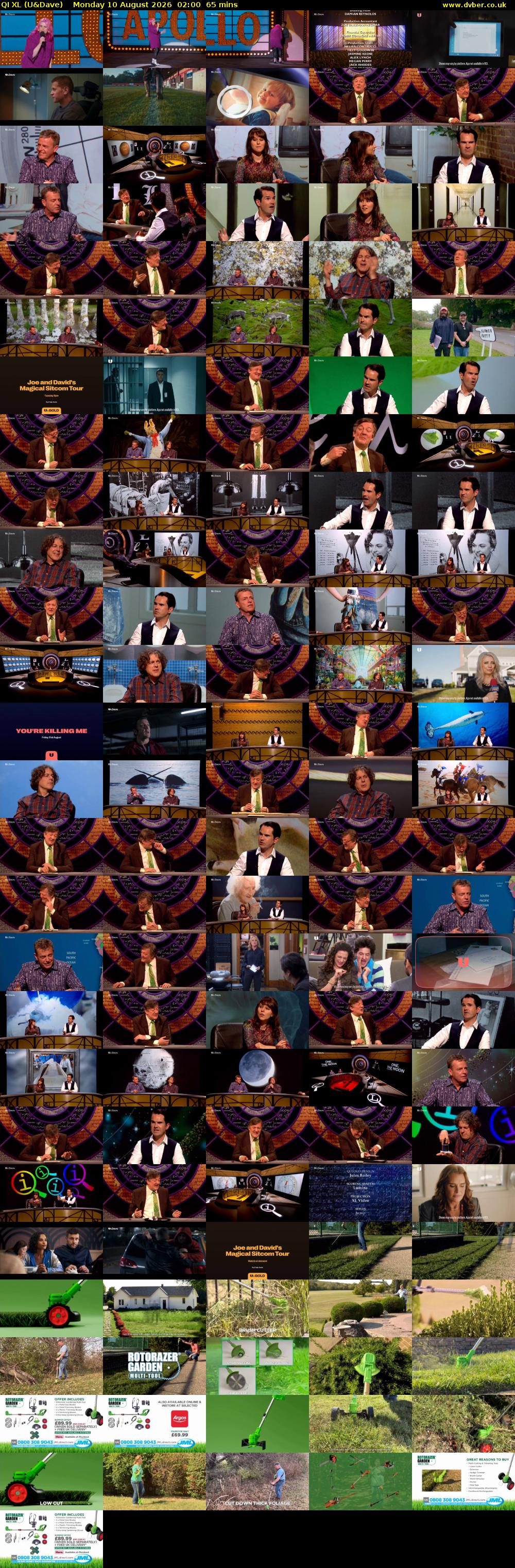 QI XL (U&Dave) Monday 10 August 2026 02:00 - 03:05